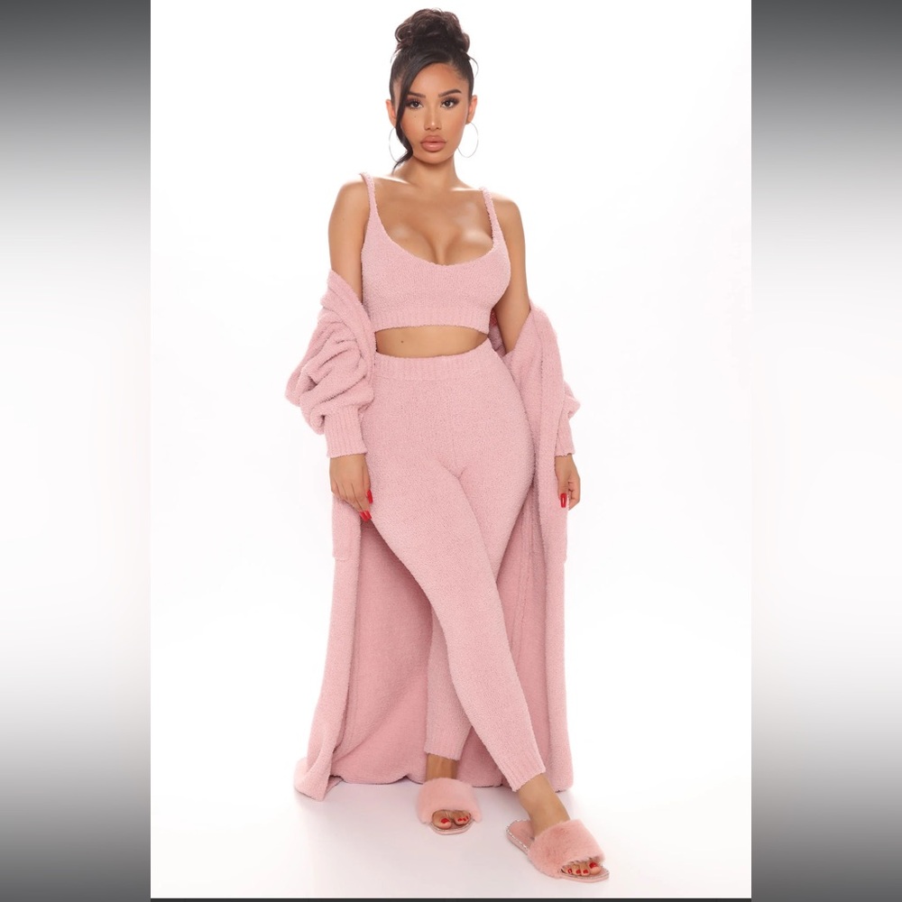 Living In It - 3 Piece Legging Set - Pink